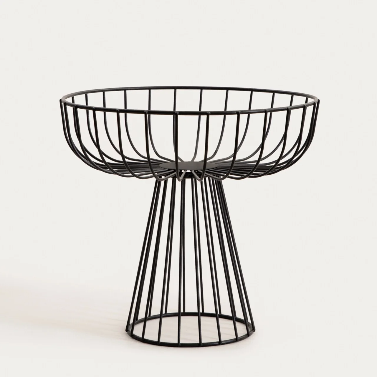 Cos pentru fructe Wardon, Homla, 30x28 cm, otel, negru Cos pentru fructe Wardon, Homla, 30x28 cm, otel, negru