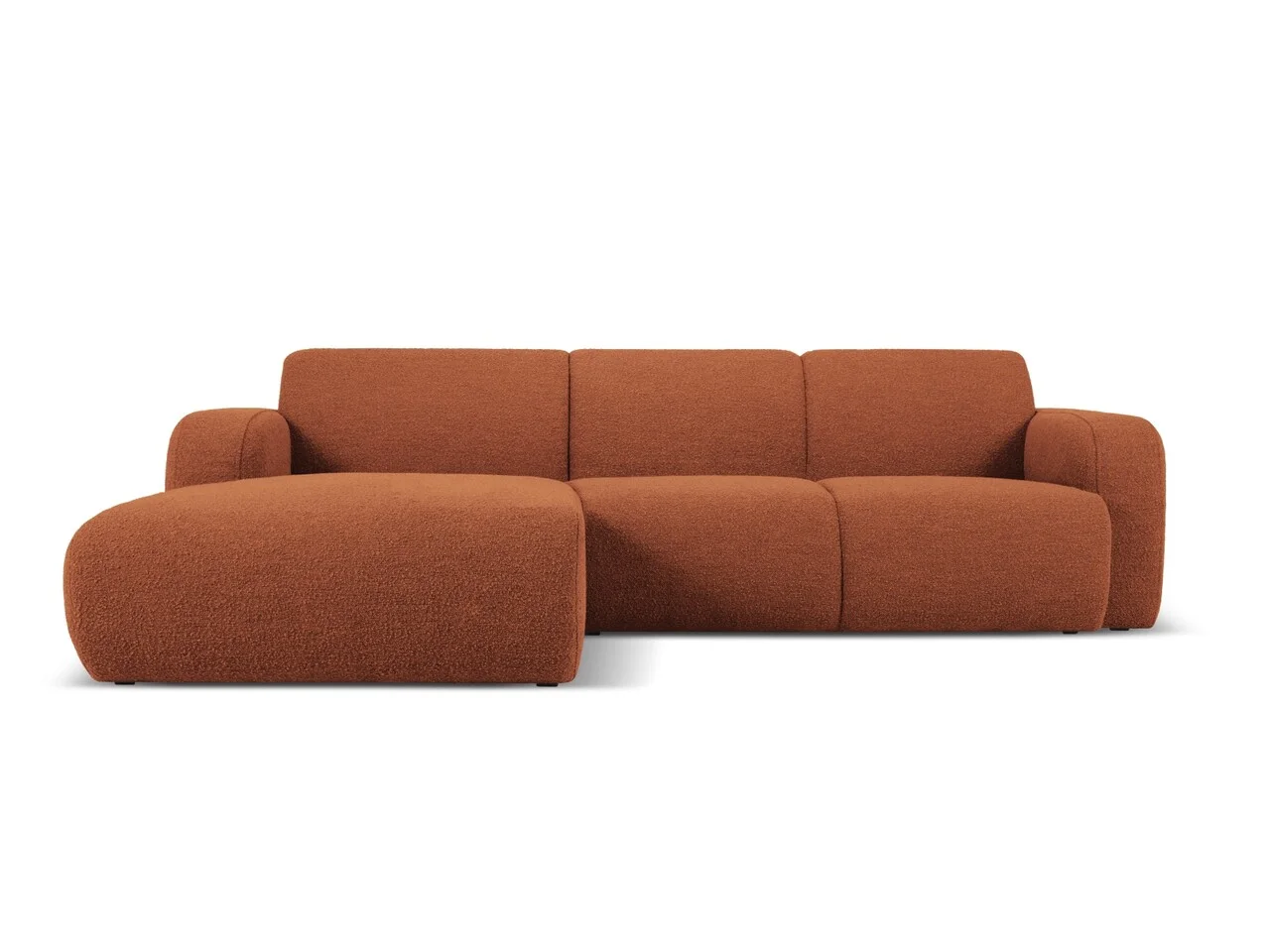 Coltar stanga 4 locuri, Molino-101, Micadoni Home, 250x170x72 cm, tesatura boucle, teracota Coltar stanga 4 locuri, Molino-101, Micadoni Home, 250x170x72 cm, tesatura boucle, teracota