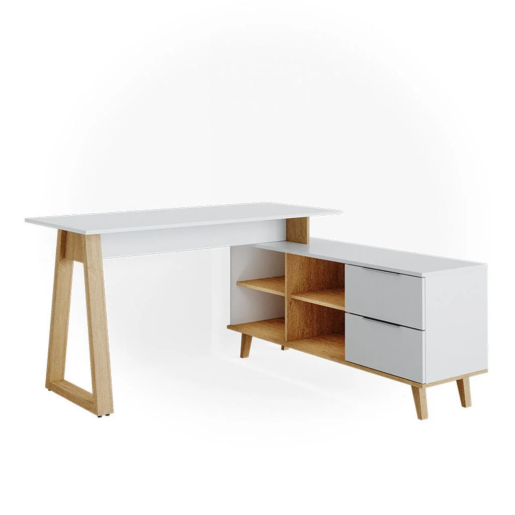 BIROU Nautica Alb 138 x 60 cm cu sertare XXL BIROU Nautica Alb 138 x 60 cm cu sertare XXL
