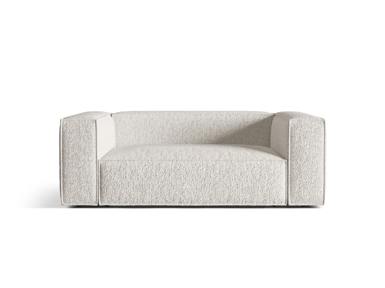 Canapea 2 locuri, Nuria-260, Micadoni Home, 170x110x72 cm, tesatura boucle, gri bej melange Canapea 2 locuri, Nuria-260, Micadoni Home, 170x110x72 cm, tesatura boucle, gri bej melange