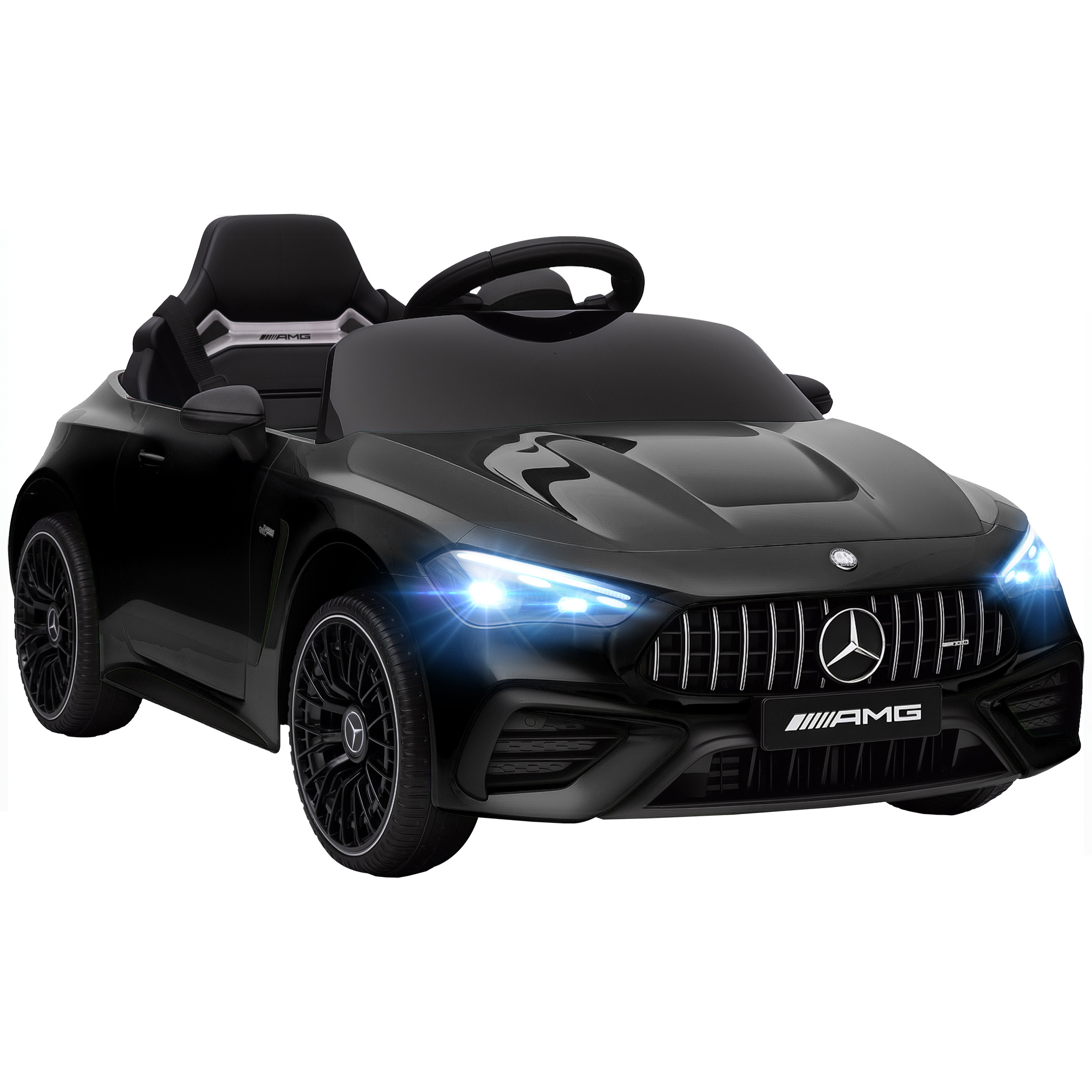 AIYAPLAY Mașinuță Electrică pentru Copii 12V Mercedes-AMG, Baterie cu Litiu, 2 Motoare, Telecomandă, Suspensii, Negru | Aosom Romania AIYAPLAY Mașinuță Electrică pentru Copii 12V Mercedes-AMG, Baterie cu Litiu, 2 Motoare, Telecomandă, Suspensii, Negru | Aosom Romania
