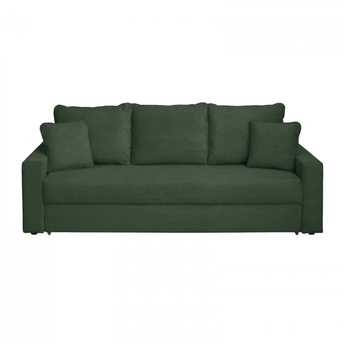 Canapea NICO II LUX extensibila, 3 locuri, cu arcuri si lada depozitare, verde smarald, 220x85x75 cm Canapea NICO II LUX extensibila, 3 locuri, cu arcuri si lada depozitare, verde smarald, 220x85x75 cm