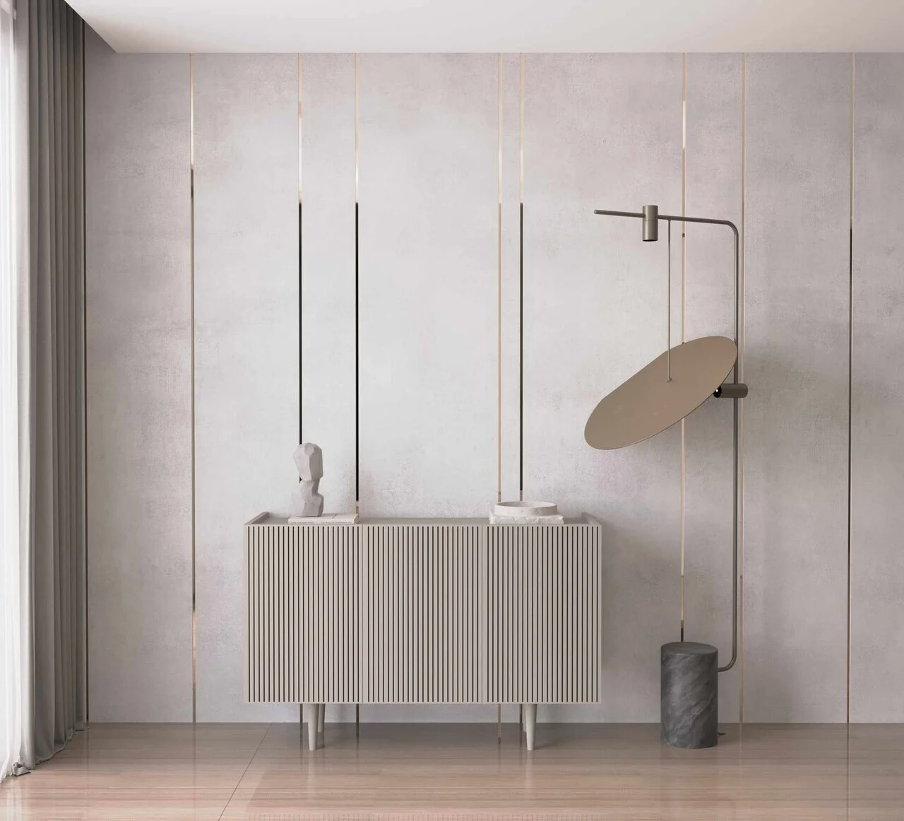 Consola, Hanah Home, Capella 120, 120x60x40 cm, MDF, Gresie Consola, Hanah Home, Capella 120, 120x60x40 cm, MDF, Gresie