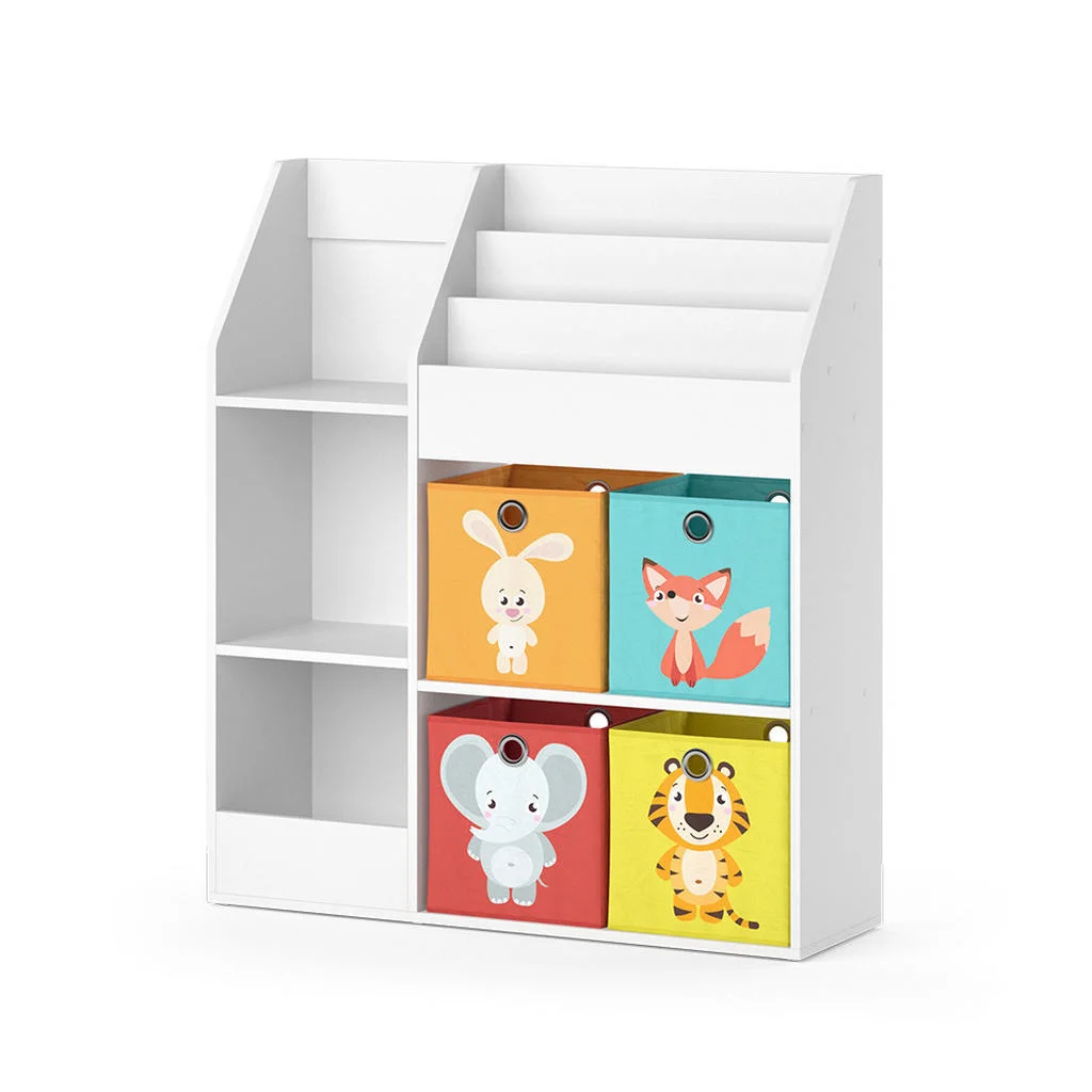 RAFT PENTRU COPII Luigi Alb 100.4x114.2 cm cu 4 cutii pliabile (colorate) RAFT PENTRU COPII Luigi Alb 100.4x114.2 cm cu 4 cutii pliabile (colorate)