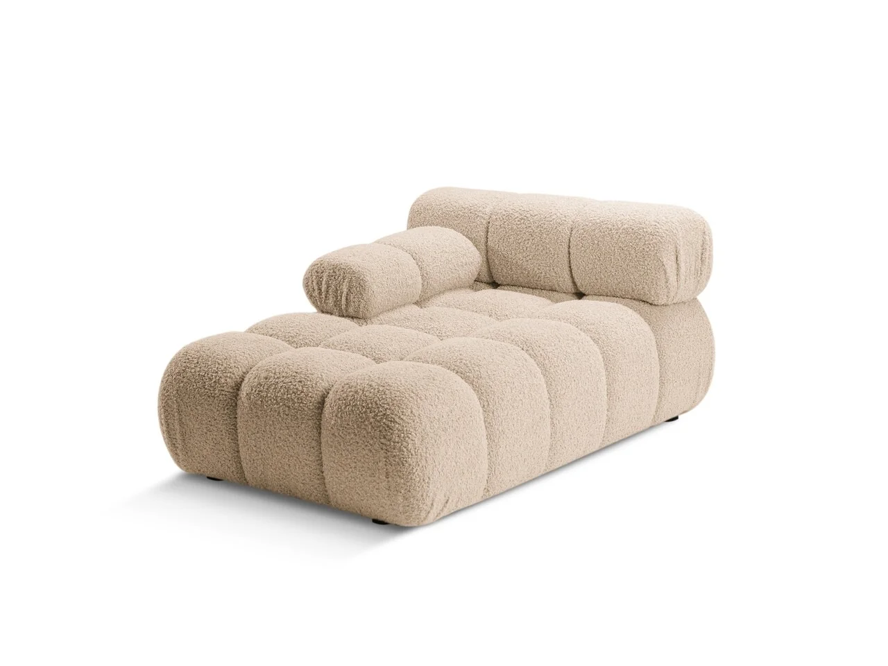Sezlong living stanga 1 loc, Bellis-213, Micadoni Home, 155x94x70 cm, tesatura boucle, bej sand Sezlong living stanga 1 loc, Bellis-213, Micadoni Home, 155x94x70 cm, tesatura boucle, bej sand