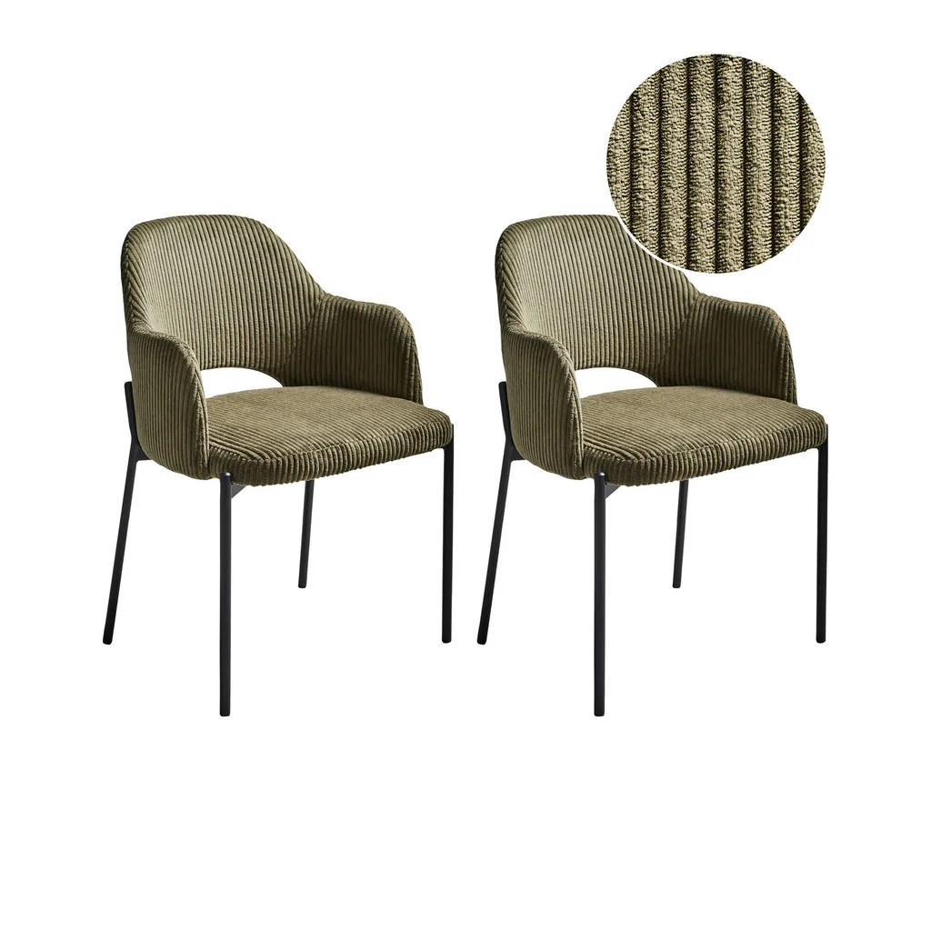 SCAUN DE BUCĂTĂRIE set de 2 verde oliv Raton SCAUN DE BUCĂTĂRIE set de 2 verde oliv Raton