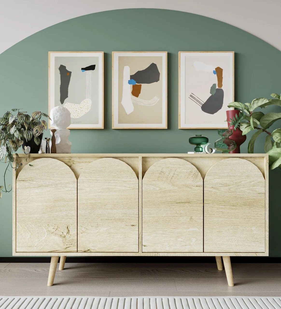 Consola, Hanah Home, Venezia 150, 150x80x45 cm, PAL, Maro Consola, Hanah Home, Venezia 150, 150x80x45 cm, PAL, Maro