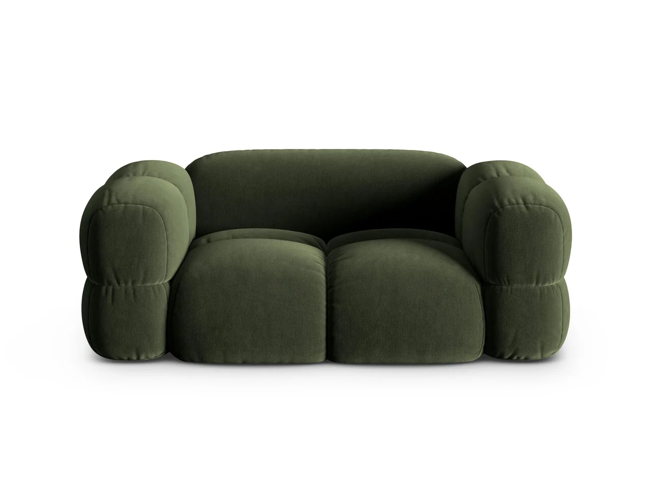Canapea 2 locuri, Loretto, Cosmopolitan Design, 180x100x68 cm, catifea, verde Canapea 2 locuri, Loretto, Cosmopolitan Design, 180x100x68 cm, catifea, verde