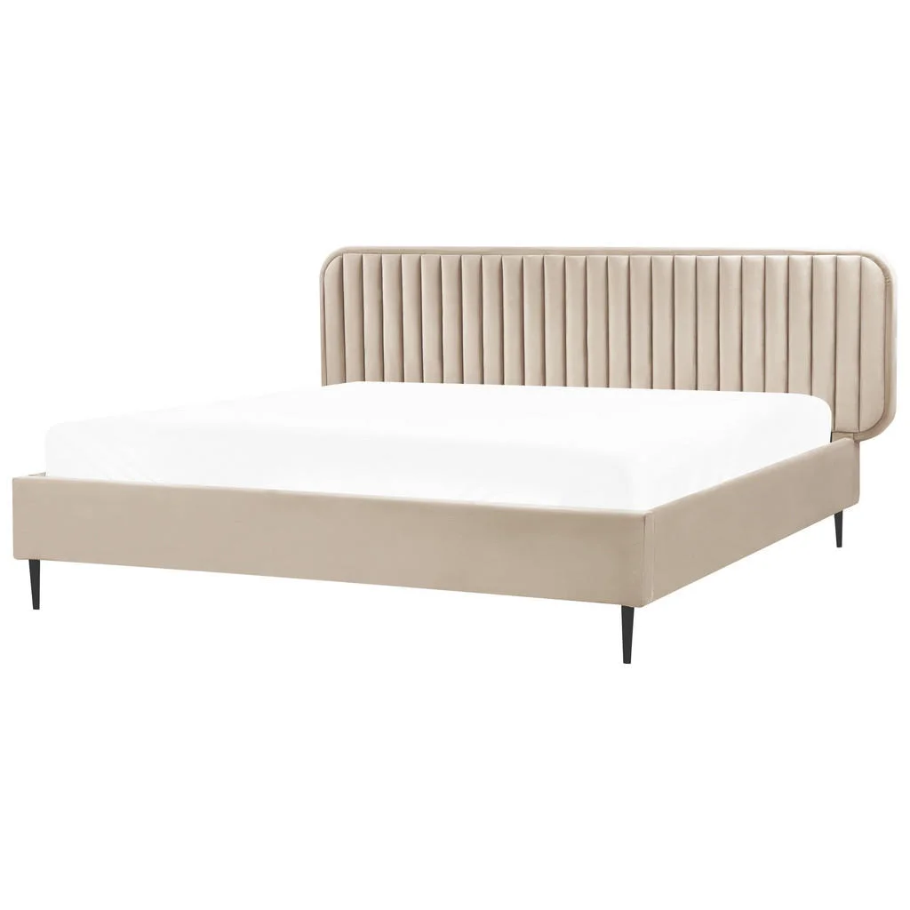 PAT cu somieră 180/200 cm taupe Brin PAT cu somieră 180/200 cm taupe Brin