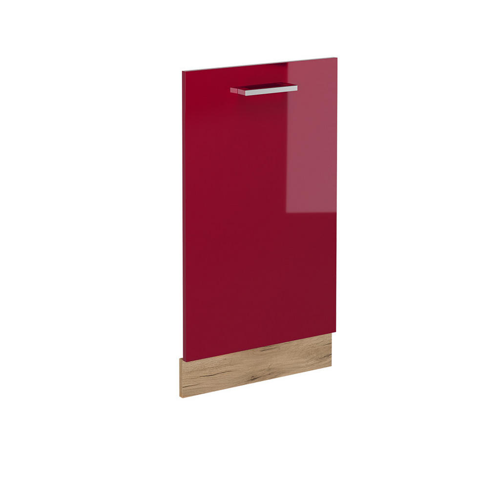 PANOUL FRONTAL R-Line Roșu lucios ridicat 45 cm fara blat PANOUL FRONTAL R-Line Roșu lucios ridicat 45 cm fara blat