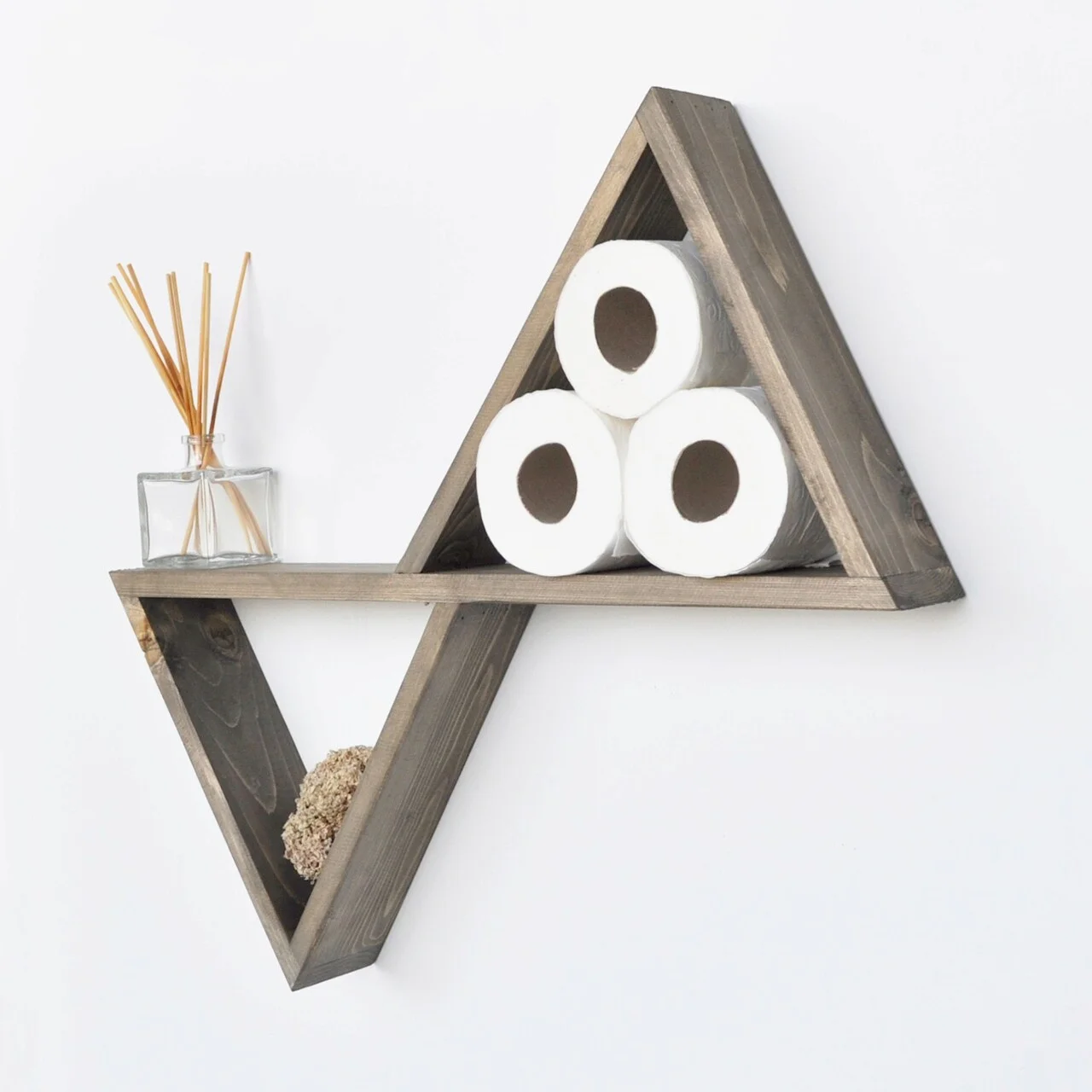 Raft de perete, Hanah Home, Aa004, 55x50x9 cm, Maro Raft de perete, Hanah Home, Aa004, 55x50x9 cm, Maro