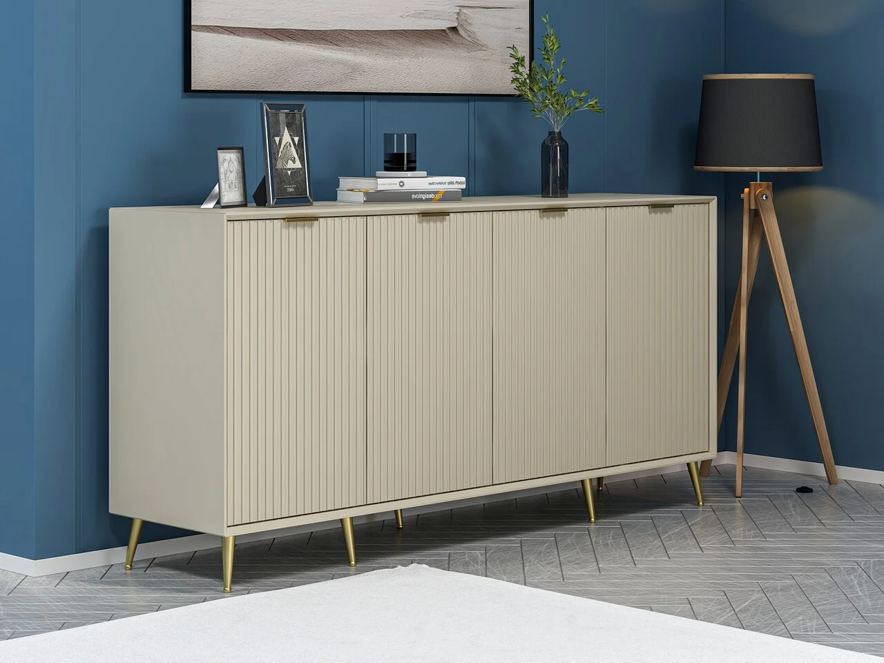 Consola, Hanah Home, Luxe, 180x90x45 cm, Gresie Consola, Hanah Home, Luxe, 180x90x45 cm, Gresie