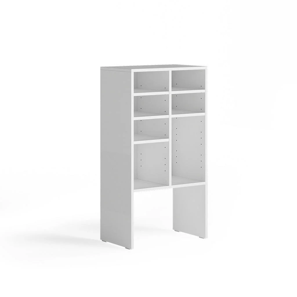 DULAP PENTRU PANTOFI Hermia, Alb, 53x99 cm cu 7 compartimente deschise DULAP PENTRU PANTOFI Hermia, Alb, 53x99 cm cu 7 compartimente deschise