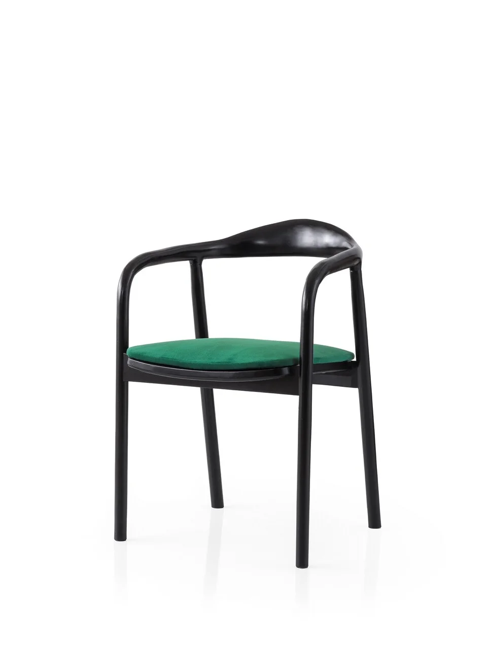 Scaun, Hanah Home, Palm, 52x51x77 cm, Negru/Verde Scaun, Hanah Home, Palm, 52x51x77 cm, Negru/Verde