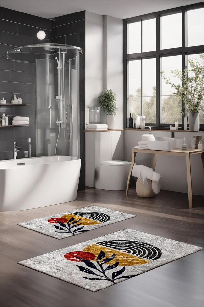 Set covorase de baie, L'essentiel Maison, CT-5406, Multicolor Set covorase de baie, L'essentiel Maison, CT-5406, Multicolor