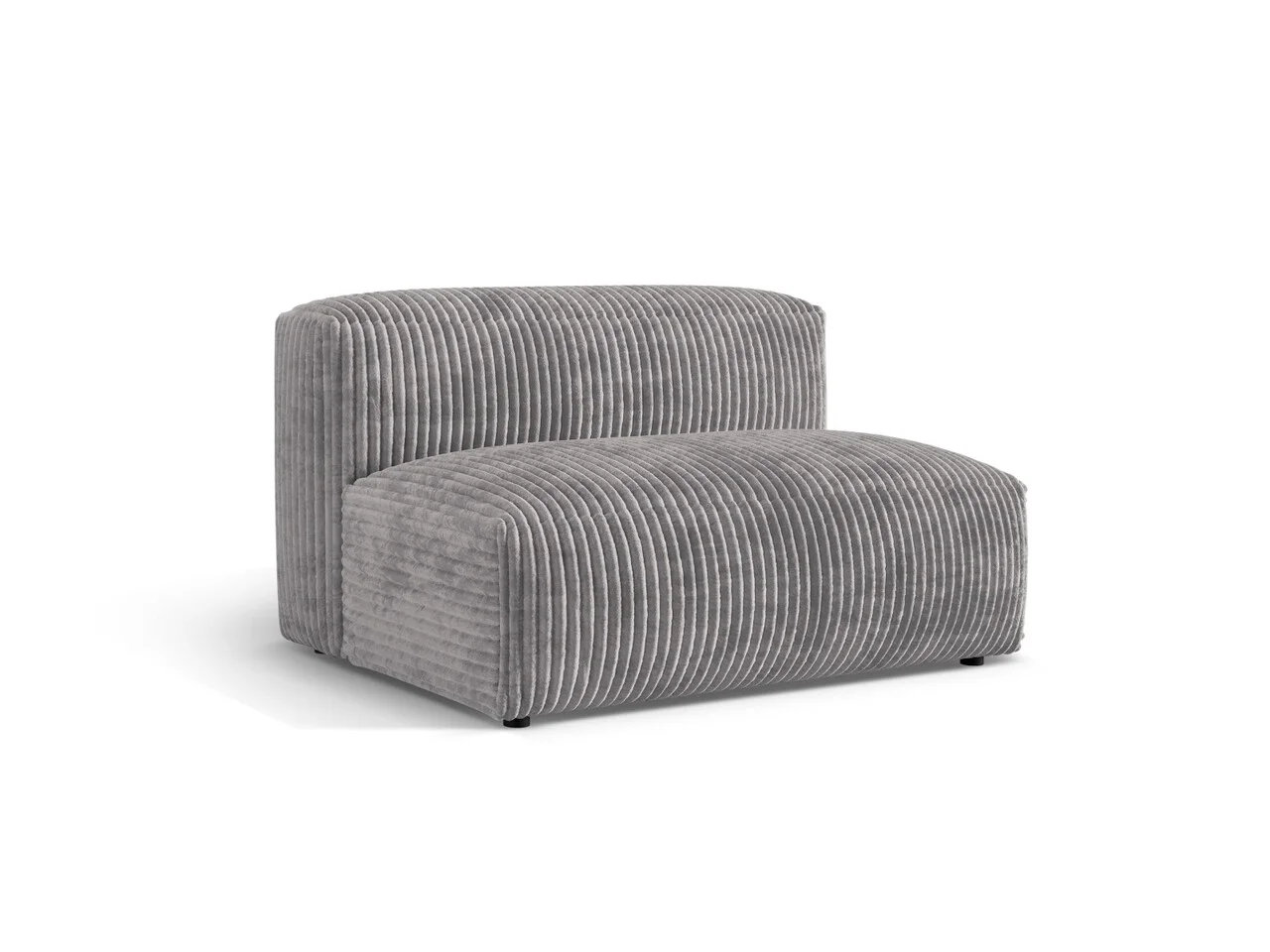 Modul pentru canapea, 1 loc, Martina-212, Micadoni Home, 132x106x75 cm, velur, gri deschis Modul pentru canapea, 1 loc, Martina-212, Micadoni Home, 132x106x75 cm, velur, gri deschis