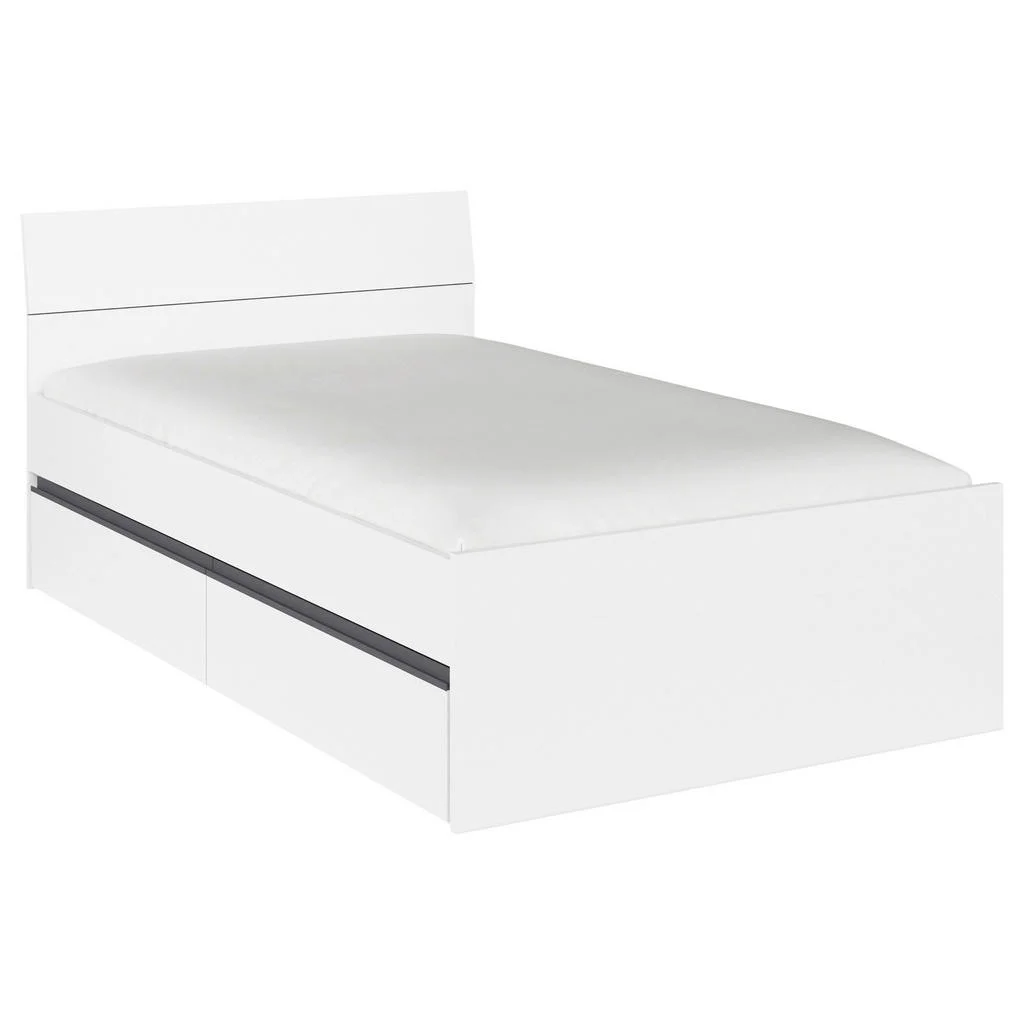 Pat, 140/200 cm, gri, alb Pat, 140/200 cm, gri, alb