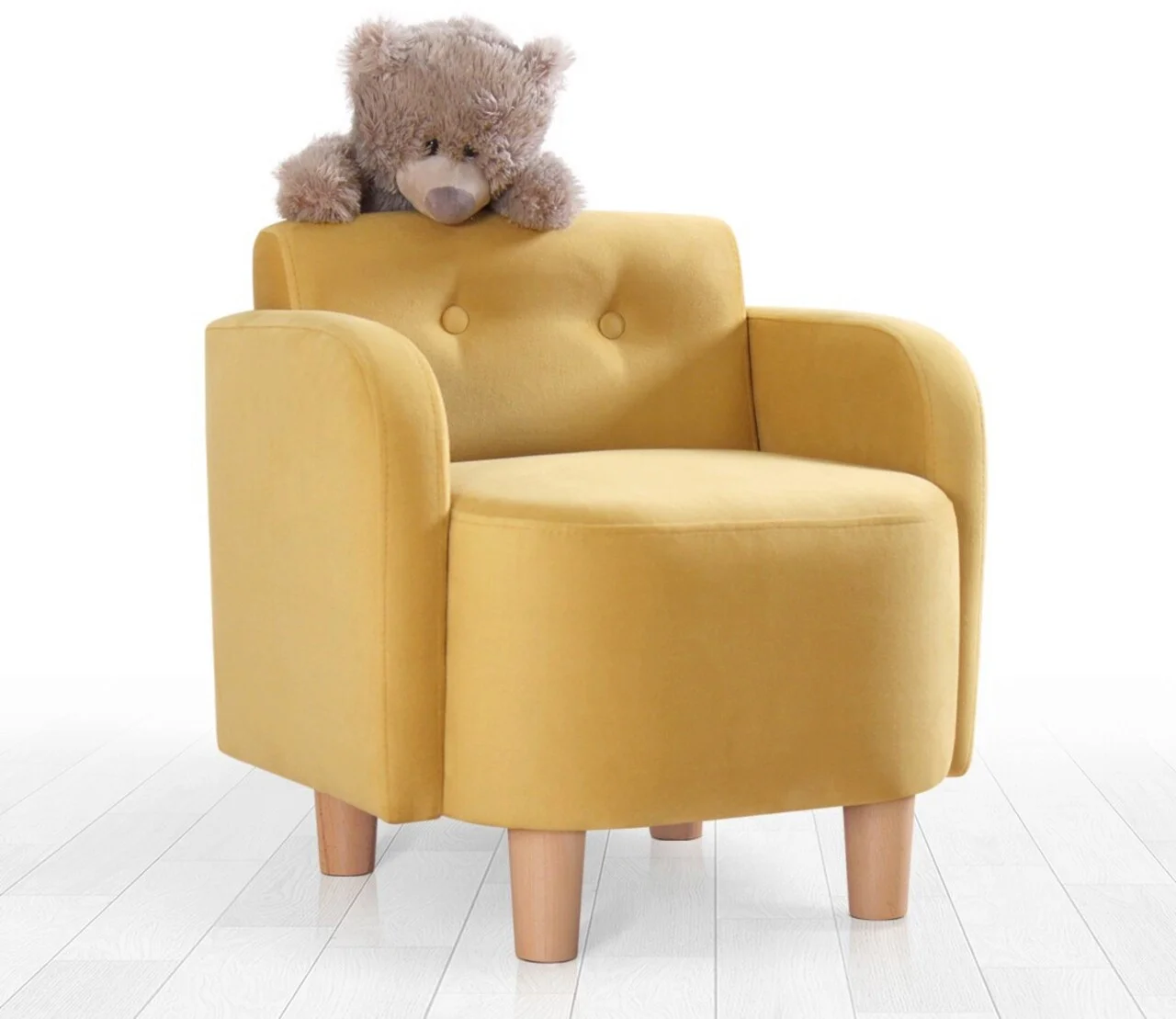 Fotoliu pentru copii, Atelier del Sofa, 209FLF1112, Galben Fotoliu pentru copii, Atelier del Sofa, 209FLF1112, Galben