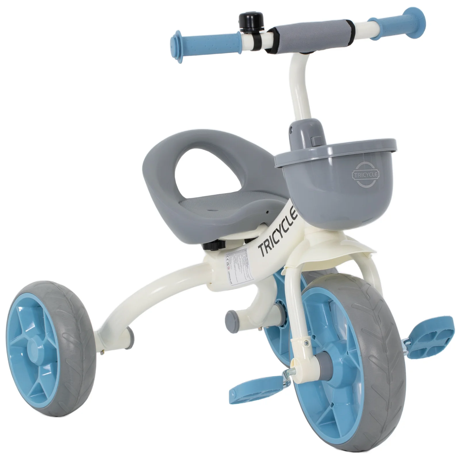 AIYAPLAY Tricicletă evolutivă pentru copii, tricicletă pentru copii de 2 până la 5 ani cu coș frontal și roți EVA, 72 x 52 x 61 cm, albastru | Aosom Romania AIYAPLAY Tricicletă evolutivă pentru copii, tricicletă pentru copii de 2 până la 5 ani cu coș frontal și roți EVA, 72 x 52 x 61 cm, albastru | Aosom Romania
