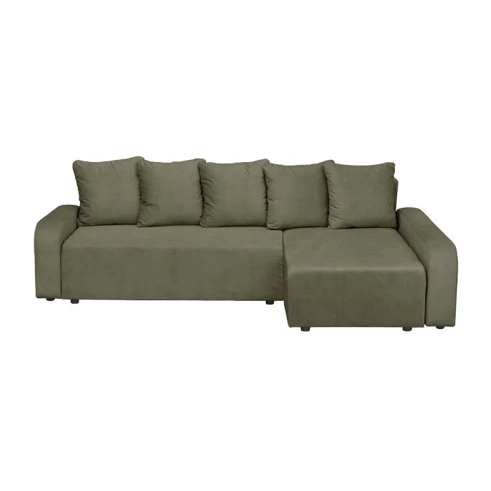 Coltar extensibil RIO, cu arcuri si lada depozitare, colt interschimbabil, kaki, 235x140x83 cm Coltar extensibil RIO, cu arcuri si lada depozitare, colt interschimbabil, kaki, 235x140x83 cm