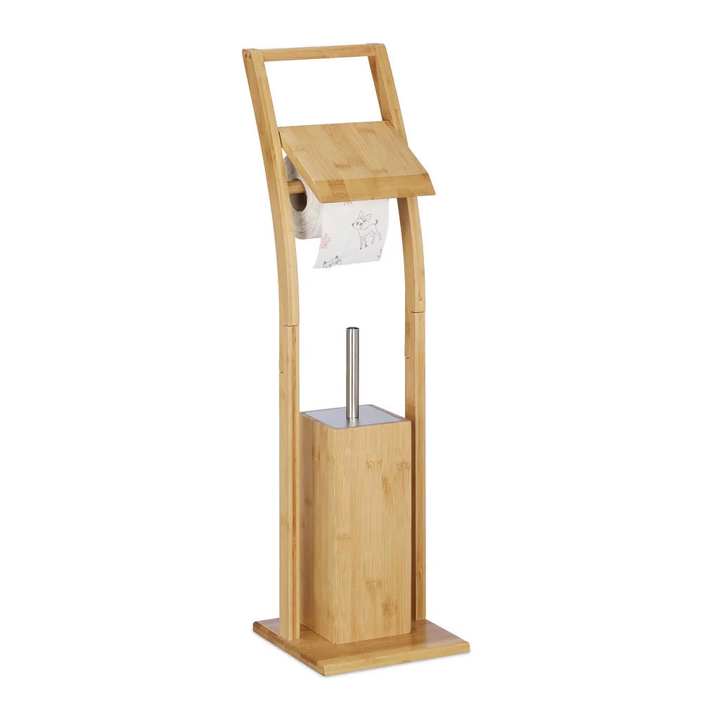 SET-WC natural argintiu bambus oțel inoxidabil independent SET-WC natural argintiu bambus oțel inoxidabil independent