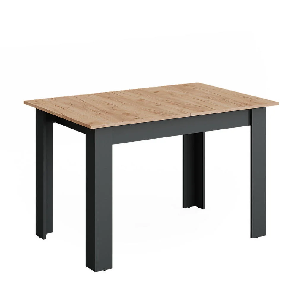 MASA DE SUFRAGERIE Repose, antracit/Stejar auriu, 120-160 x 80 cm Extensibil MASA DE SUFRAGERIE Repose, antracit/Stejar auriu, 120-160 x 80 cm Extensibil