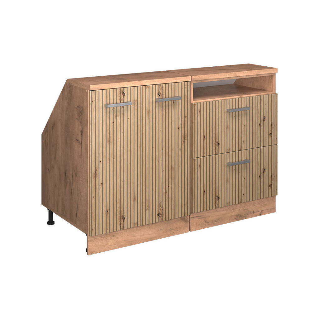 DULAP MANSARDĂ Rion Stejar artizanal 120 cm Set de 2 corpuri dulap adâncime 60 cm DULAP MANSARDĂ Rion Stejar artizanal 120 cm Set de 2 corpuri dulap adâncime 60 cm