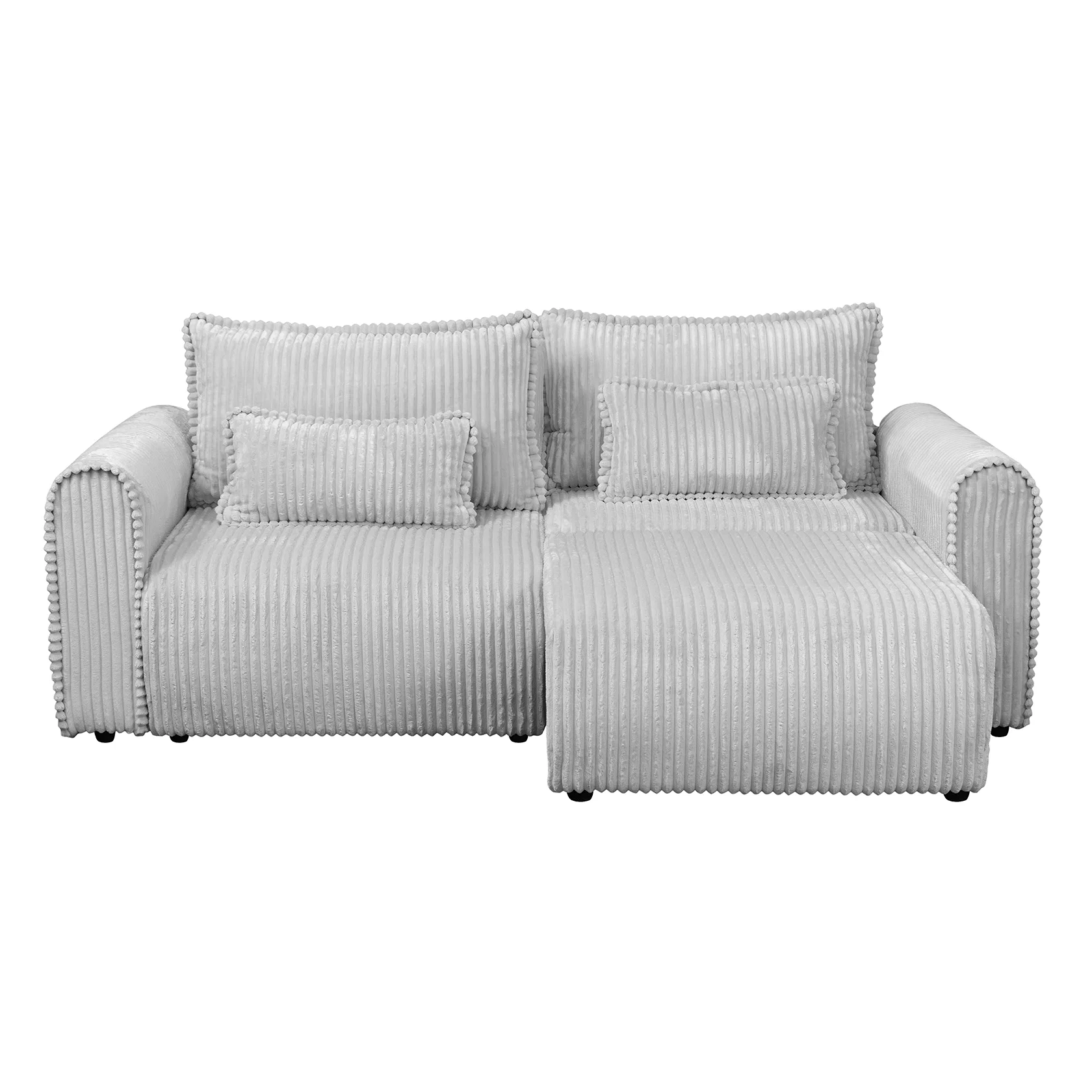 Coltar Canapea extensibil BELLAGIO, cu arcuri si lada depozitare, colt interschimbabil, gri deschis, 250x125 165x95 cm Coltar Canapea extensibil BELLAGIO, cu arcuri si lada depozitare, colt interschimbabil, gri deschis, 250x125 165x95 cm