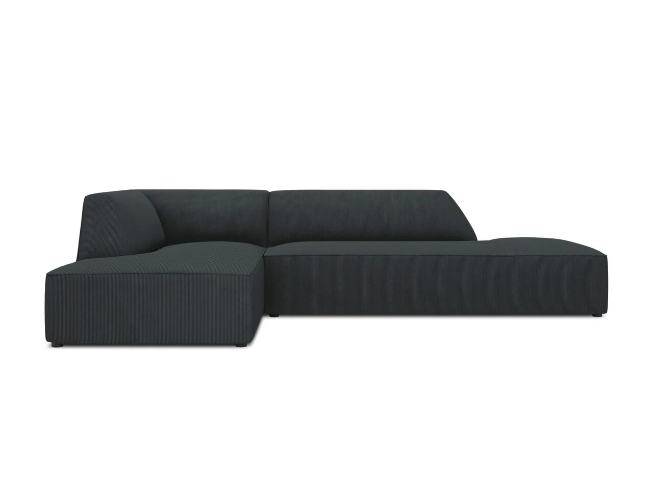 Coltar stanga 4 locuri, Ruby, Micadoni Home, BL, fara cotiera, 273x180x69 cm, velur, negru Coltar stanga 4 locuri, Ruby, Micadoni Home, BL, fara cotiera, 273x180x69 cm, velur, negru