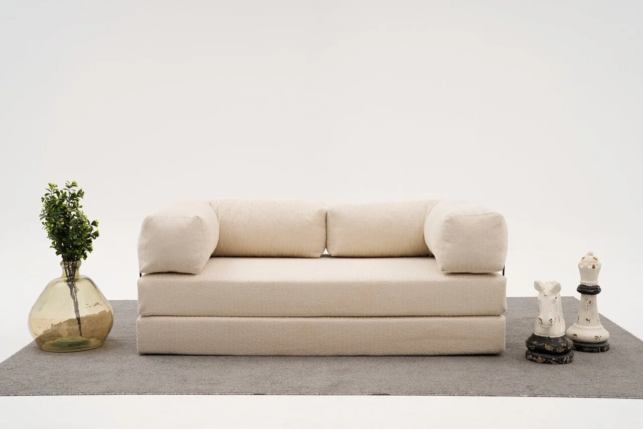 Canapea 3 locuri, Atelier del Sofa, 825BLC5221, Tesatura Chenille, Crem Canapea 3 locuri, Atelier del Sofa, 825BLC5221, Tesatura Chenille, Crem