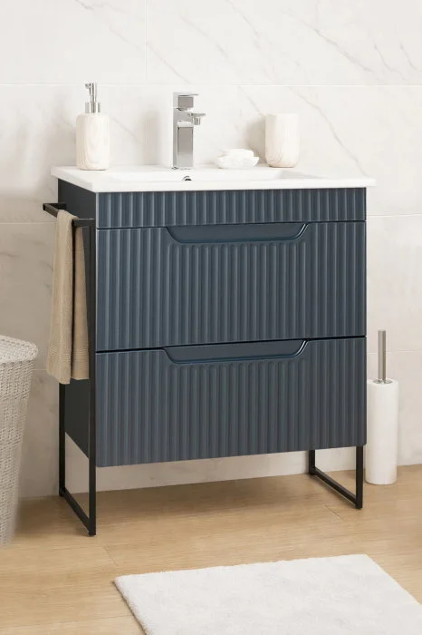 Set Baza front MDF si Lavoar seria 033, cadru metalic, cu sertare, montata, 60 cm, antracit Set Baza front MDF si Lavoar seria 033, cadru metalic, cu sertare, montata, 60 cm, antracit