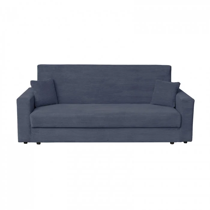 Canapea CORINNE LUX extensibila, 3 locuri, cu lada depozitare, albastru, 220x90x96 cm Canapea CORINNE LUX extensibila, 3 locuri, cu lada depozitare, albastru, 220x90x96 cm
