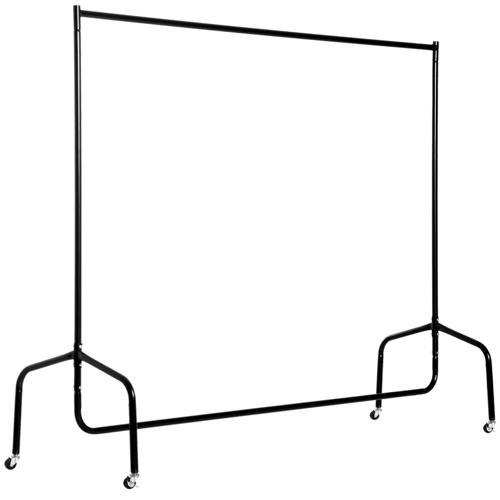 HOMCOM Suport pentru haine cu 4 roți de fier, 150x60x150cm | Aosom Romania HOMCOM Suport pentru haine cu 4 roți de fier, 150x60x150cm | Aosom Romania