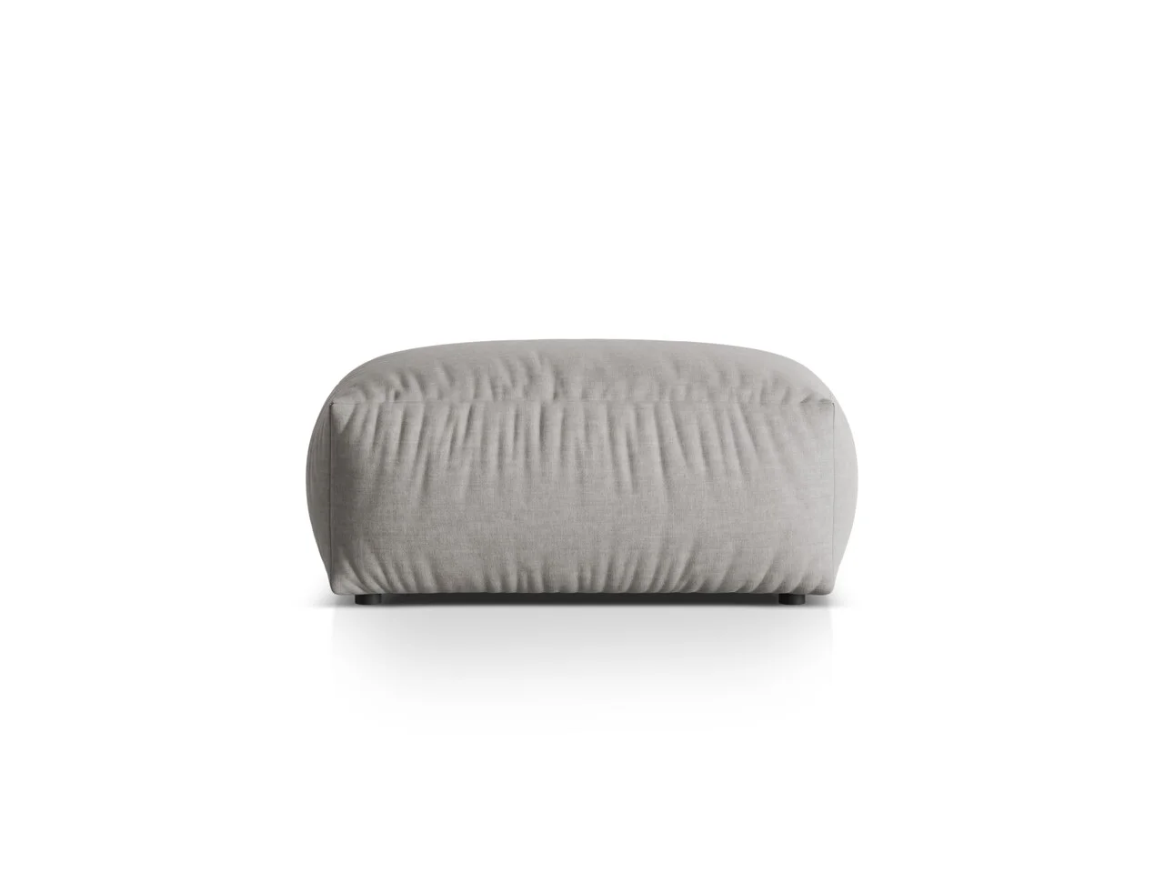 Taburet modular, Martina-169, Micadoni Home, 95x65x44 cm, tesatura structurata catifelata, gri deschis Taburet modular, Martina-169, Micadoni Home, 95x65x44 cm, tesatura structurata catifelata, gri deschis