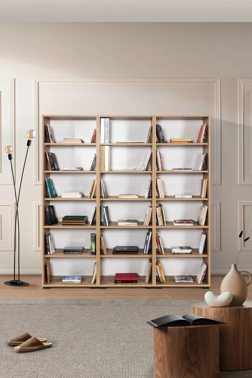 Corp biblioteca, Hanah Home, Evm 8325, 180x187x30 cm, PAL, Maro Corp biblioteca, Hanah Home, Evm 8325, 180x187x30 cm, PAL, Maro