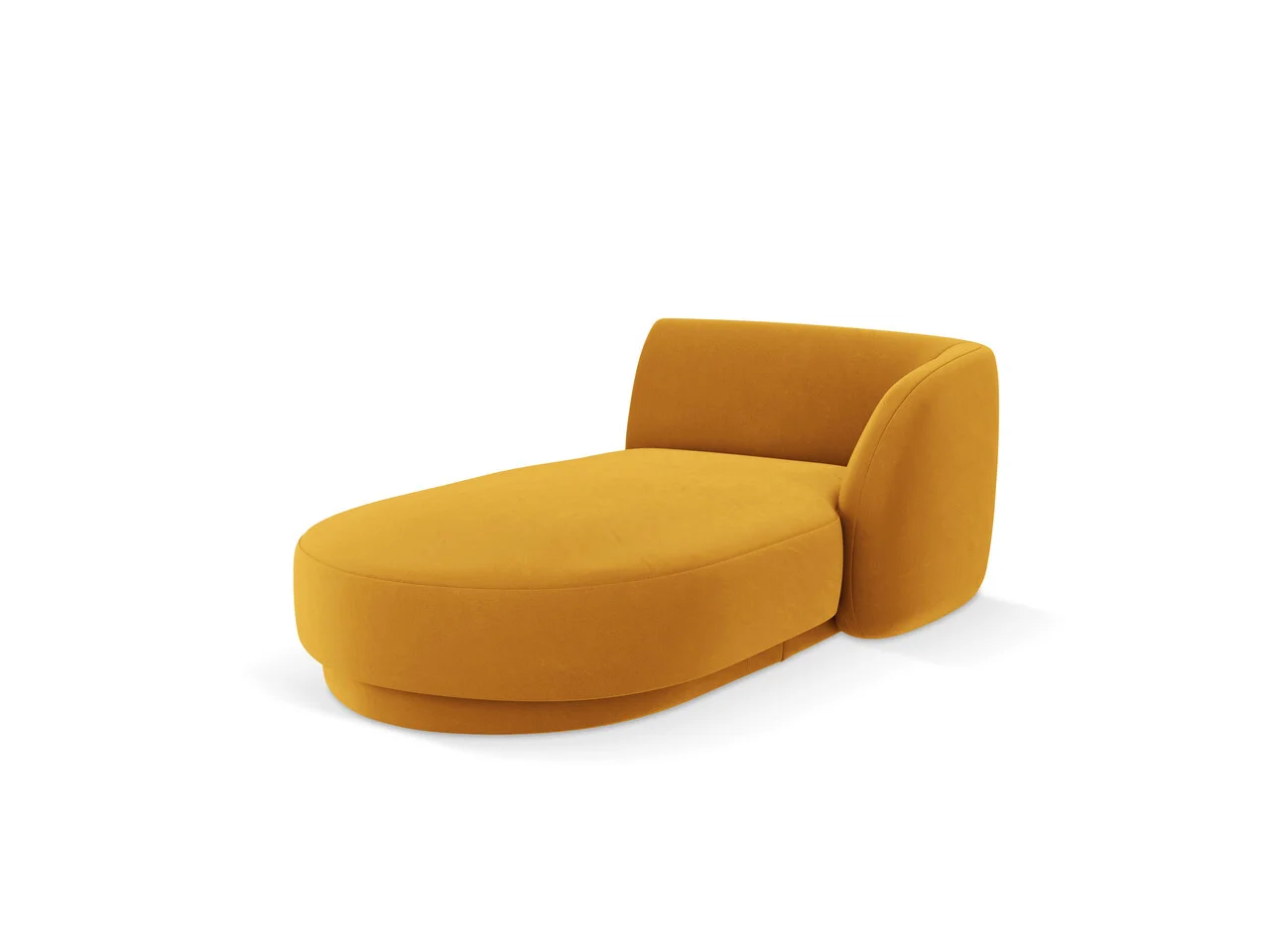 Sezlong living dreapta 2 locuri, Miley, Micadoni Home, BL, 155x92x74 cm, catifea, galben Sezlong living dreapta 2 locuri, Miley, Micadoni Home, BL, 155x92x74 cm, catifea, galben