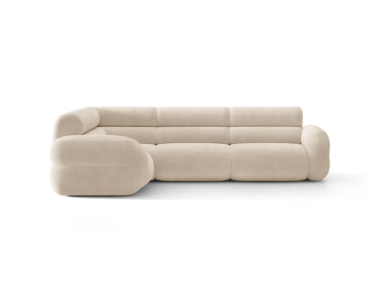 Coltar stanga 5 locuri, Neo, Micadoni Home, 295x210x83 cm, tesatura Chenille, bej deschis Coltar stanga 5 locuri, Neo, Micadoni Home, 295x210x83 cm, tesatura Chenille, bej deschis