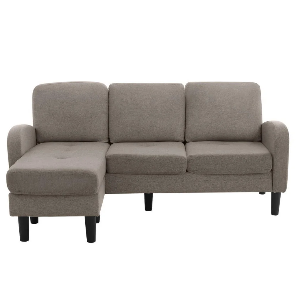 CANAPEA L 166 x 118 x 77 cm în Gri antic cu prelungire CANAPEA L 166 x 118 x 77 cm în Gri antic cu prelungire