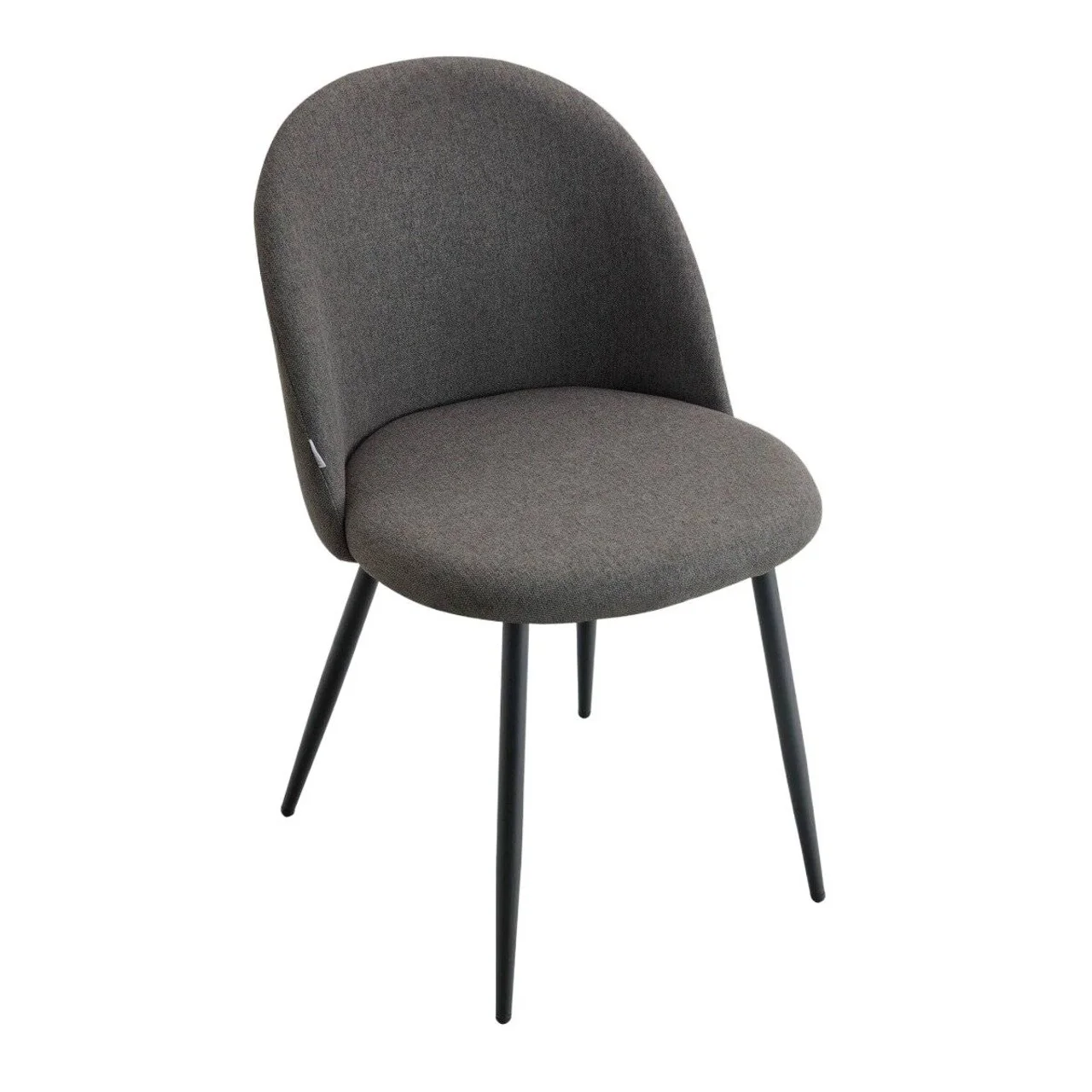 Scaun Ampla, Homla, 56x47x78 cm, metal/poliester, gri inchis Scaun Ampla, Homla, 56x47x78 cm, metal/poliester, gri inchis