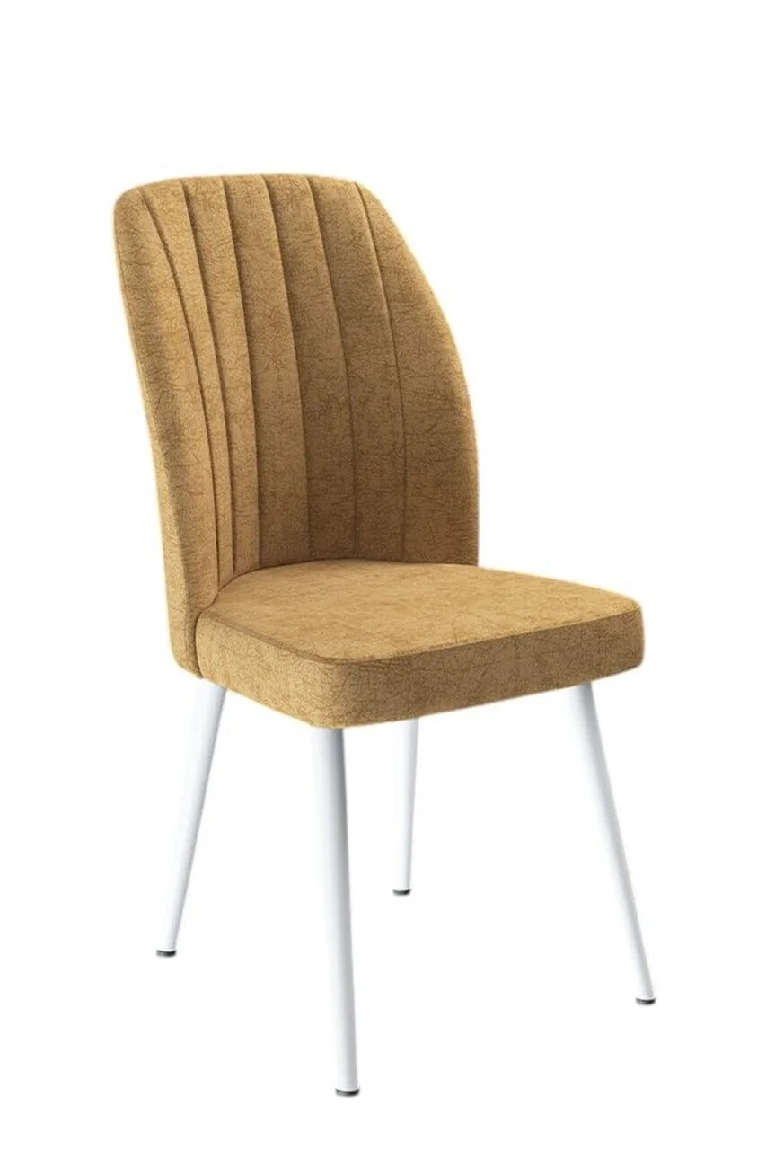 Set scaune 4 piese, Hanah Home, Platinum, Cappuccino / Alb Set scaune 4 piese, Hanah Home, Platinum, Cappuccino / Alb