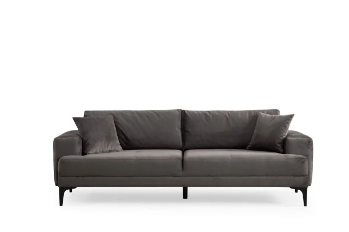 Canapea fixa ASTANA, 3 locuri, antracit, 234x100x78 cm