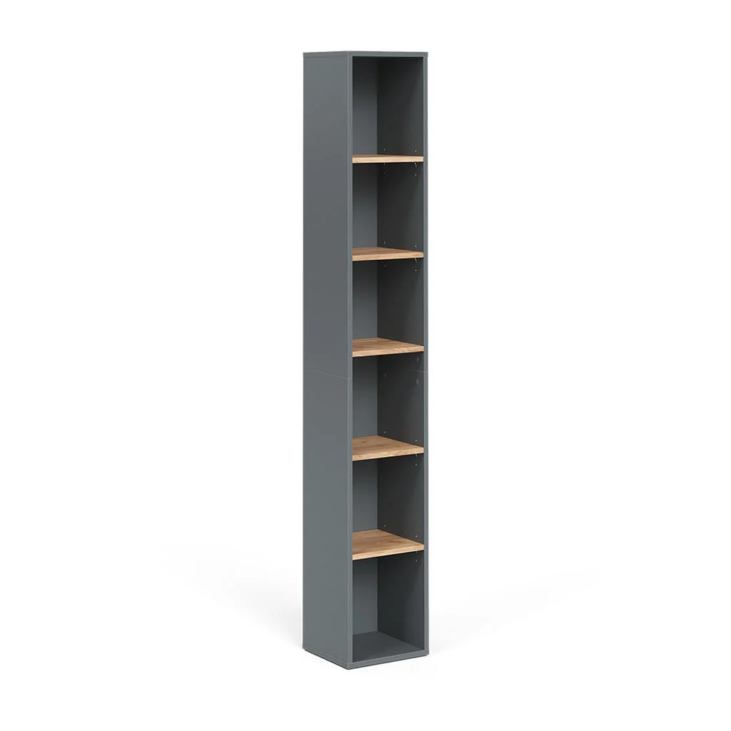 DULAP ÎNALT Viktor Stejar antracit/Goldkraft 30x188.6 cm DULAP ÎNALT Viktor Stejar antracit/Goldkraft 30x188.6 cm