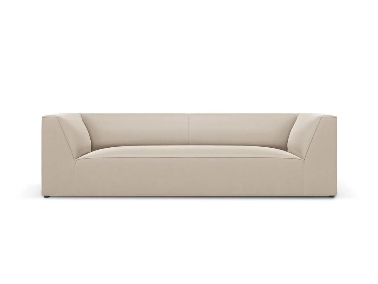 Canapea 3 locuri, Ruby, Micadoni Home, BL, 232x93x69 cm, catifea, bej Canapea 3 locuri, Ruby, Micadoni Home, BL, 232x93x69 cm, catifea, bej
