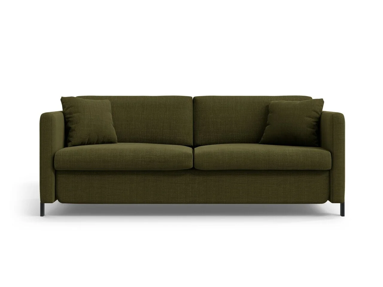 Canapea extensibila 2 locuri, Gloria, Micadoni Home, 186x102x88 cm, tesatura structurata, verde Canapea extensibila 2 locuri, Gloria, Micadoni Home, 186x102x88 cm, tesatura structurata, verde