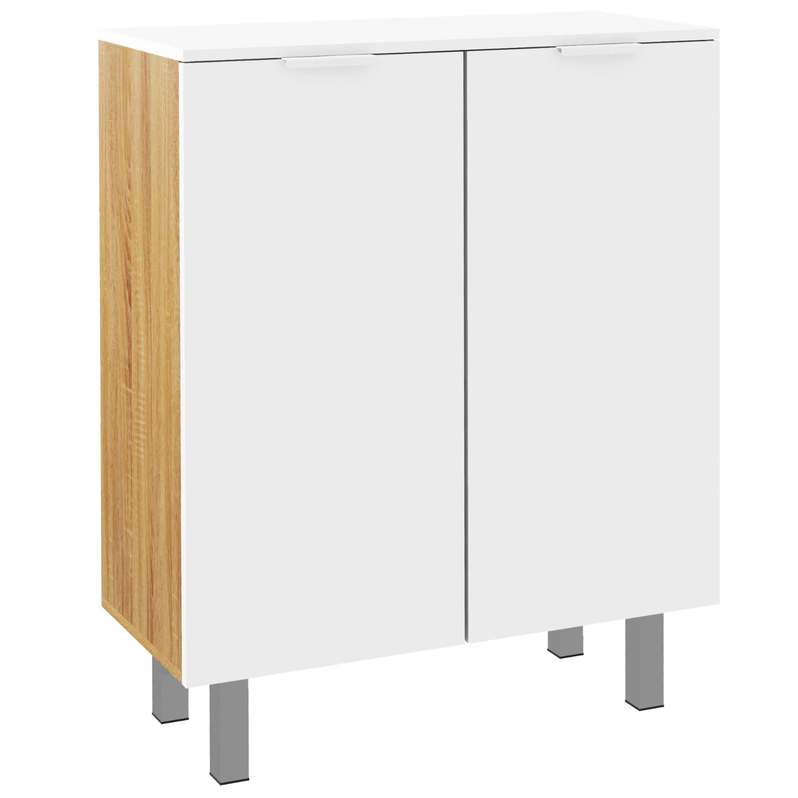 HOMCOM Dulap pentru Pantofi, Dulap pentru Pantofi cu Rafturi Reglabile și Închidere Moale, 76x33.5x95 cm, Alb Lucios | Aosom Romania HOMCOM Dulap pentru Pantofi, Dulap pentru Pantofi cu Rafturi Reglabile și Închidere Moale, 76x33.5x95 cm, Alb Lucios | Aosom Romania