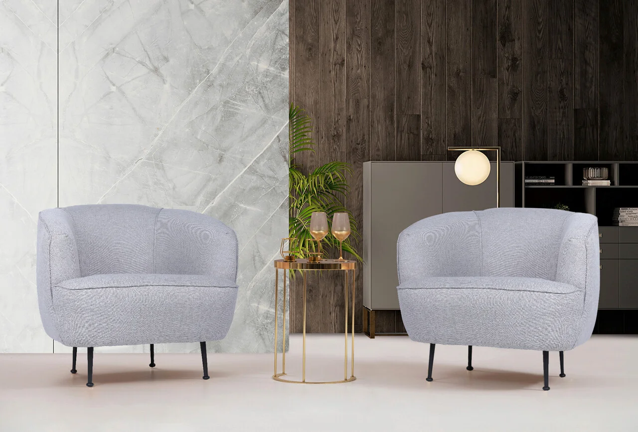 Fotoliu, Atelier del Sofa, 560ARE1719, Gri deschis Fotoliu, Atelier del Sofa, 560ARE1719, Gri deschis