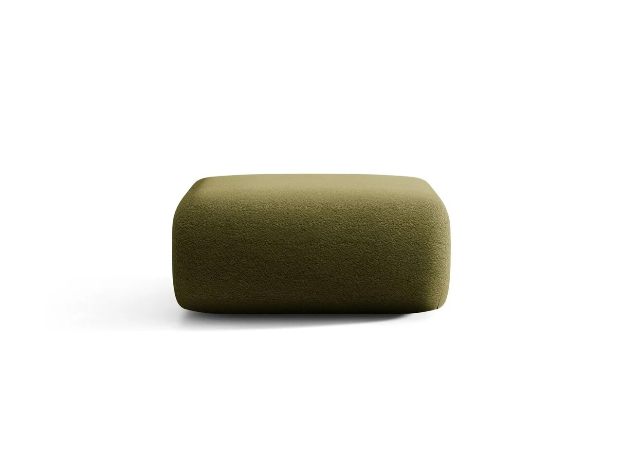 Taburet, Neo, Micadoni Home, 60x85x44 cm, tesatura Boucle, verde oliv inchis Taburet, Neo, Micadoni Home, 60x85x44 cm, tesatura Boucle, verde oliv inchis