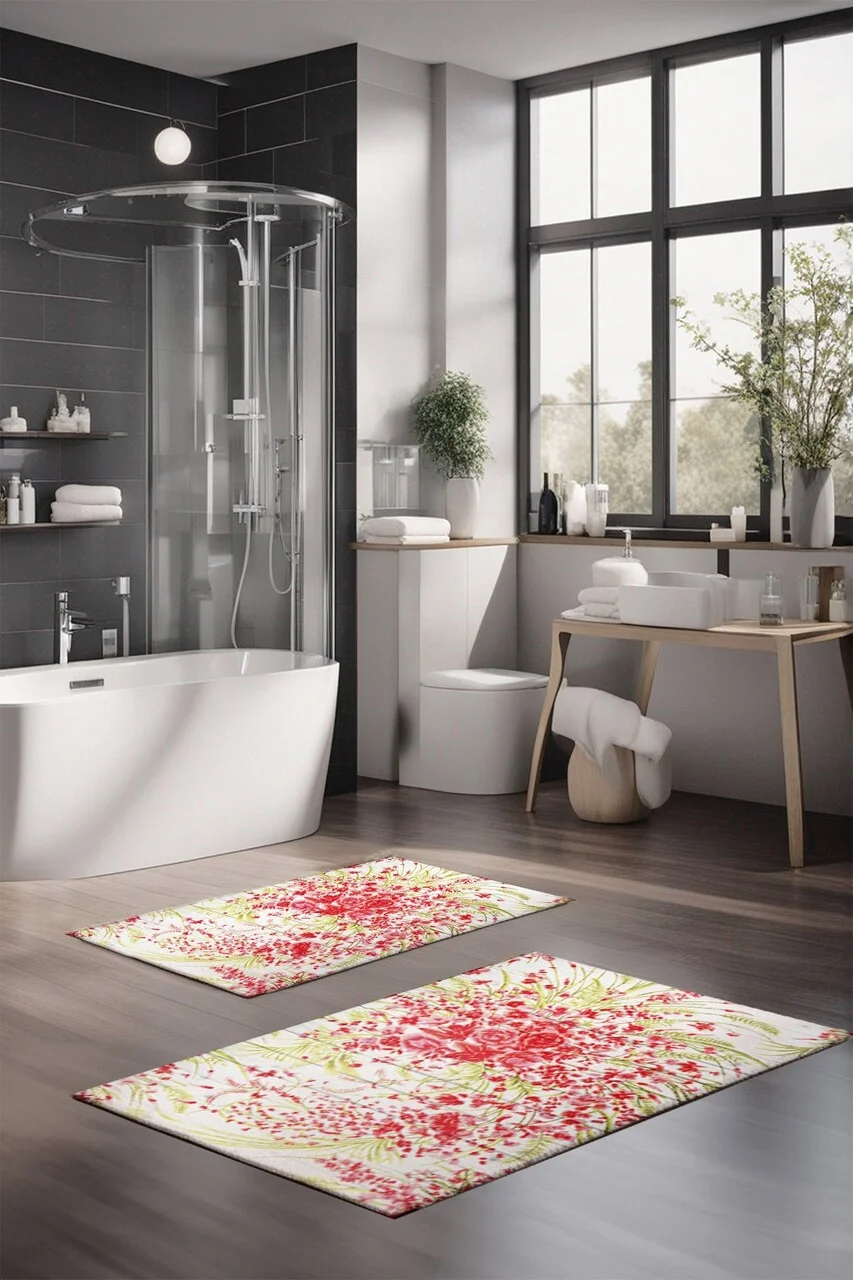 Set covorase de baie, L'essentiel Maison, CT-5298, Multicolor Set covorase de baie, L'essentiel Maison, CT-5298, Multicolor
