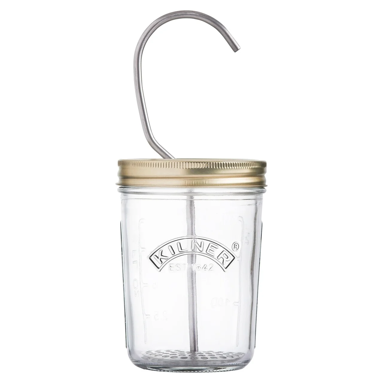 Recipient preparare maioneza, Kilner, Mora, 0.33 L, sticla, transparent Recipient preparare maioneza, Kilner, Mora, 0.33 L, sticla, transparent