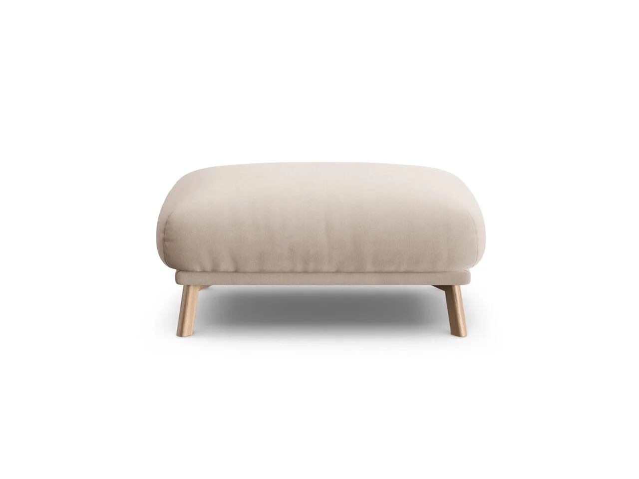 Taburet, Naomi, Micadoni Home, 100x70x41 cm, catifea, bej Taburet, Naomi, Micadoni Home, 100x70x41 cm, catifea, bej